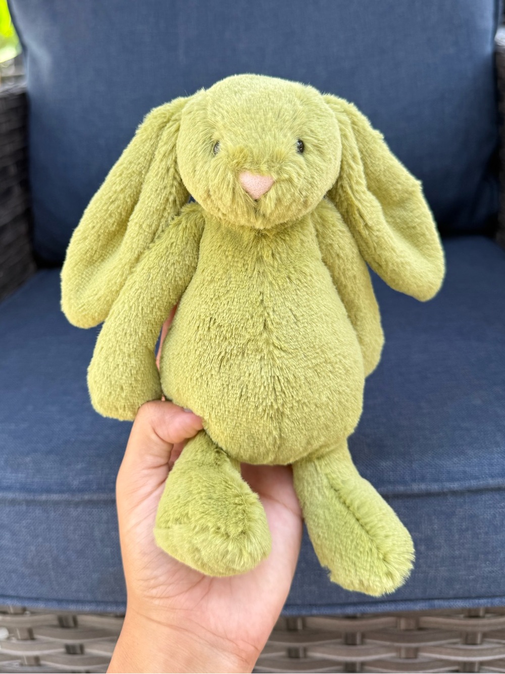 mini green bunny jellycat
